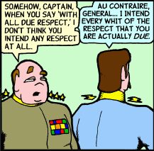 With Due Respect