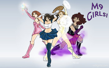Webcomic / M9 Girls!