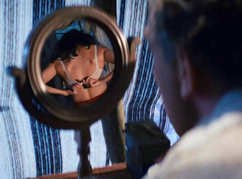 Watching the Reflection Undress