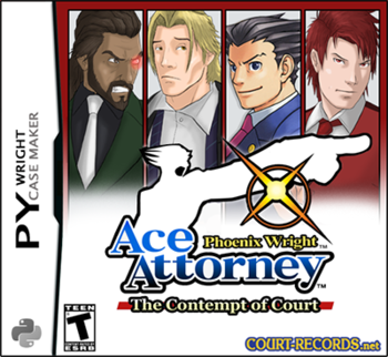 Video Game / Phoenix Wright Ace Attorney The Contempt Of Court