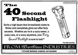Ten-Second Flashlight